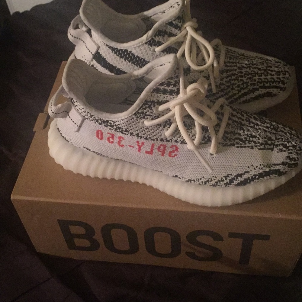 Yeezys 350 Zebras